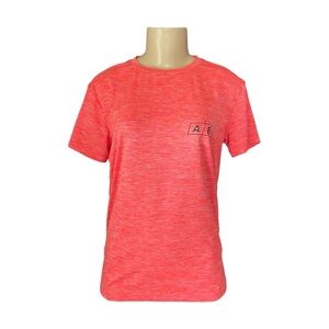 American Eagle 360 Extreme Flex Coral Crew Neck Mens Size XS Short Sleeve Shirt